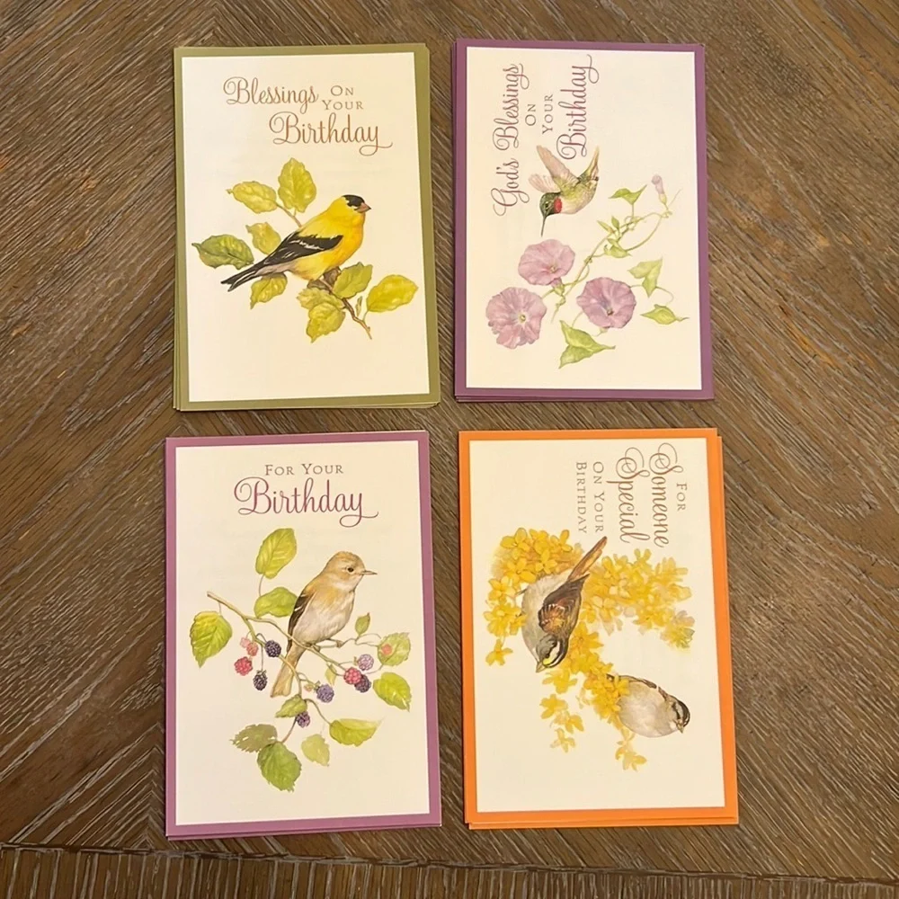 Set of 13 Birthday Cards with envelopes